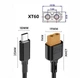 USB Type-C на XT60 Female кабель 50см для гаджетов 100Вт - изображение 2