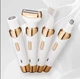 Багатофункціональний жіночий тример Lady Shaver MG-7711 4-в-1 з насадками для обличчя, брів, зони бікіні, ніг та тіла - зображення 1