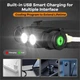 Налобный фонарь Sofirn H25S светодиодный, аккумулятор 18650, мощный, 1200 люмен, материал корпуса SST40, зарядка через USB Black - изображение 12