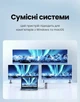 Док-станция USB-C Ugreen Revodok Pro 312 CM555 12 в 1 HDMI 8K DisplayPort PD 100W RJ45 Серебристая (90325) - изображение 7