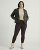 Женские трикотажные повседневные лосины Akta Casual Queen Plus Size (3XL – 5XL), коричневые, размер 3XL ( 1070_3XL ) - изображение 1