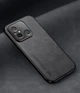 Шкіряний чохол XnE Xiaomi Redmi 12C з металевою вставкою Black (34270-2B) - зображення 1