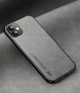 Шкіряний чохол XnE iPhone 11 з металевою вставкою Grey (34649-33) - зображення 1