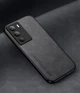 Кожаный чехол XnE Realme C71 с металлической вставкой Black (43125-2B) - изображение 1