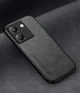Кожаный чехол XnE Poco M7 Pro 5G с металлической вставкой Black (43122-2B) - изображение 1