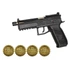 Страйкбольний пістолет ASG CZ P-09 CO2 Blow Back Optic Ready Black - зображення 1