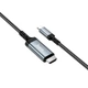 Кабель Type-C на HDMI HOCO UA43 screen mirroring cable (4K@30Hz, 1.8m) Grey - зображення 4