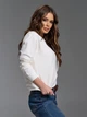 Толстовка ISSA PLUS 15496 XXL молочная (issa2007682778720) - изображение 2