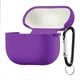 Чехол Silicone Case 2,5mm with microfiber for AirPods 3 Purple - изображение 1