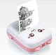 Детский Bluetooth принтер No Brand Mini printer 1000 мАч Бело-розовый (2104619038) - изображение 3
