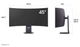 Ігровий монітор LG UltraGear 45GX950A 44.5 " чорний (45GX950A-B) - изображение 2