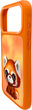 Панель Nimmy Big Eyed Pet 2.0 Raccoon для Apple iPhone 17 Pro Orange (6971080316494) - зображення 4