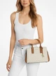 Жіноча сумка Michael Kors Laila Small Signature Logo Satchel VANILLA/ACORN - зображення 3