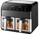 Аэрофритюрница 7.6 л 4800 Вт DOMOTEC Air Fryer MS-3226 до 200°C, с таймером и 2 нагревальными элементами - изображение 1