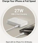 Універсальна мобільна батарея Anker MagGo 10000 mAh 27 W White (A1654G21) ( 14518 ) - изображение 5