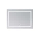 Зеркало Lidz Kubis (KU1) 700х500 с LED-подсветкой Touch, с антизапотеванием, с диммером, рег. яркости LD78LF90448485 - изображение 3