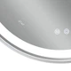 Дзеркало овальне з LED-підсвічуванням Qtap Gemini GE1W 700х800 з димером та антизапотіванням (3000–6500K) - зображення 9