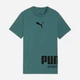 Подростковая футболка для мальчика Puma Sport Graphic 69253541 146-152 см Emerald Ice (4069161363870) - изображение 5