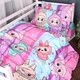 Комплект постельного белья MirSon Бязь 17-0882 Sweet Labubu 110 x 140 см (2200012198056) - изображение 3