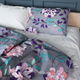 Простынь MirSon Бязь 17-0738 Lavender Smoke Blooms 150 х 220 см (2200010842005) - изображение 2