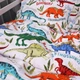 Комплект постільної білизни MirSon Бязь 17-0868 Dino World 143 x 210 см (2200012066676) - зображення 2