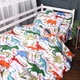 Комплект постільної білизни MirSon Бязь 17-0868 Dino World 143 x 210 см (2200012066676) - зображення 4