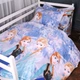 Простынь MirSon Бязь 17-0893 Frozen Elsa & Anna 150 х 220 см (2200012391303) - изображение 4
