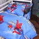 Простынь MirSon Бязь 17-0891 Spider-Man City Wall 150 х 220 см (2200012389805) - изображение 2