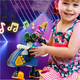Танцующая игрушка гитара 25,5 см с подсветкой и музыкой для детей от 3 лет Electric Dancing Robot с батарейками - изображение 7