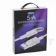 Кабель Micro USB 5A для смартфонов и планшетов 1м белый для быстрой зарядки и передачи данных - изображение 6