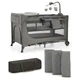 Ліжко-манеж 2в1 Kinderkraft Joy 2 з пеленатором, Dark Grey - изображение 1