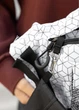 Большая женская поясная сумка бананка Sambag DynamicDart принт "Square" 38×21×7 см (80411150) - изображение 4