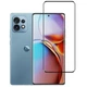 Захисне скло Fiji Premium для Motorola Edge 40 Pro закруглені краї та повне проклеювання чорний - зображення 1
