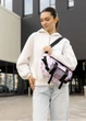 Большая женская поясная сумка бананка Sambag DynamicDart принт "Blush Drop" 38×21×7 см (80411152) - изображение 2