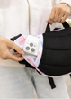 Большая женская поясная сумка бананка Sambag DynamicDart принт "Blush Drop" 38×21×7 см (80411152) - изображение 3