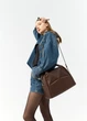 Жіноча спортивна сумка Sambag Vogue BQS шоколадна 37 х 25 х 16 см (90123020) - зображення 5