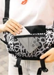 Большая женская поясная сумка бананка Sambag DynamicDart принт "Graphity" 38×21×7 см (80411715) - изображение 4