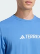 Футболка хлопковая длинная мужская Adidas Terrex JZ1167 2XL Синяя (4068821042452) - изображение 4