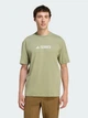 Футболка хлопковая длинная мужская Adidas Terrex JZ1168 S Зеленая (4068821492035) - изображение 1