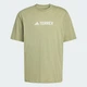 Футболка хлопковая длинная мужская Adidas Terrex JZ1168 S Зеленая (4068821492035) - изображение 6