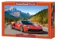 Пазл Castorland puzzle Красный автомобиль в горах, 500 эл. (B-52967) - изображение 1