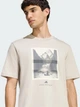 Футболка хлопковая длинная мужская Adidas Outdoor Kayaking Graphic KB2541 M Бежевая с принтом (4068814115583) - изображение 4