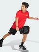 Футболка хлопковая длинная мужская Adidas Padel Wanted Graphic KB9434 M Красная с принтом (4068821784185) - изображение 3