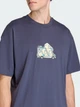 Футболка хлопковая длинная мужская Adidas Terrex Camper Graphic KB9632 XL Синяя с принтом (4068821869912) - изображение 4
