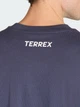 Футболка хлопковая длинная мужская Adidas Terrex Camper Graphic KB9632 XL Синяя с принтом (4068821869912) - изображение 5