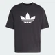 Футболка хлопковая длинная мужская Adidas Originals Adicolor Trefoil KD4091 XL Черная с принтом (4068805045080) - изображение 6