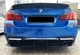 Дифузор заднього бампера для BMW 5 F10/F11/F07 M-Performance 2010-2016, чорний глянець V1 - зображення 8