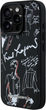 Панель Karl Lagerfeld Grained Pattern & Logo MagSafe для iPhone 16 Pro Black (3666339463328) - зображення 1