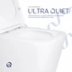 Унітаз підвісний Qtap Tern Ultra Quiet безобідковий з сидінням Soft-close WHITE QT17332303AW - изображение 5