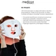 Led-маска Medica+ LEDMask 8X для светотерапии, 7 режимов, гибкий силикон - изображение 3
